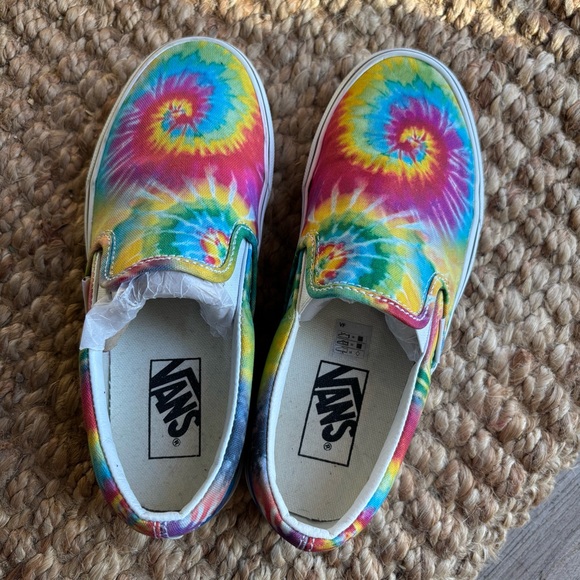 Vans Other - Vans Colorful Tie-Dye Flat Skater Shoe